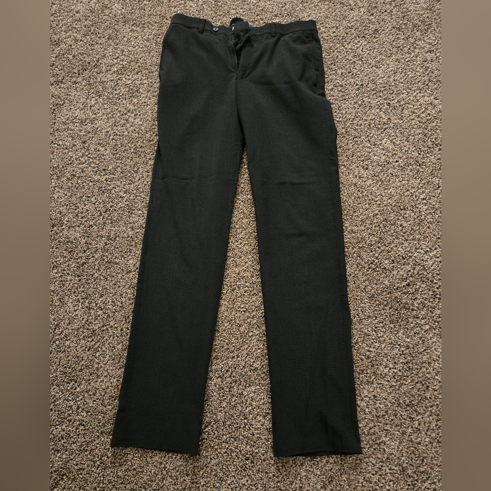 34x36 Dark Seersucker pants